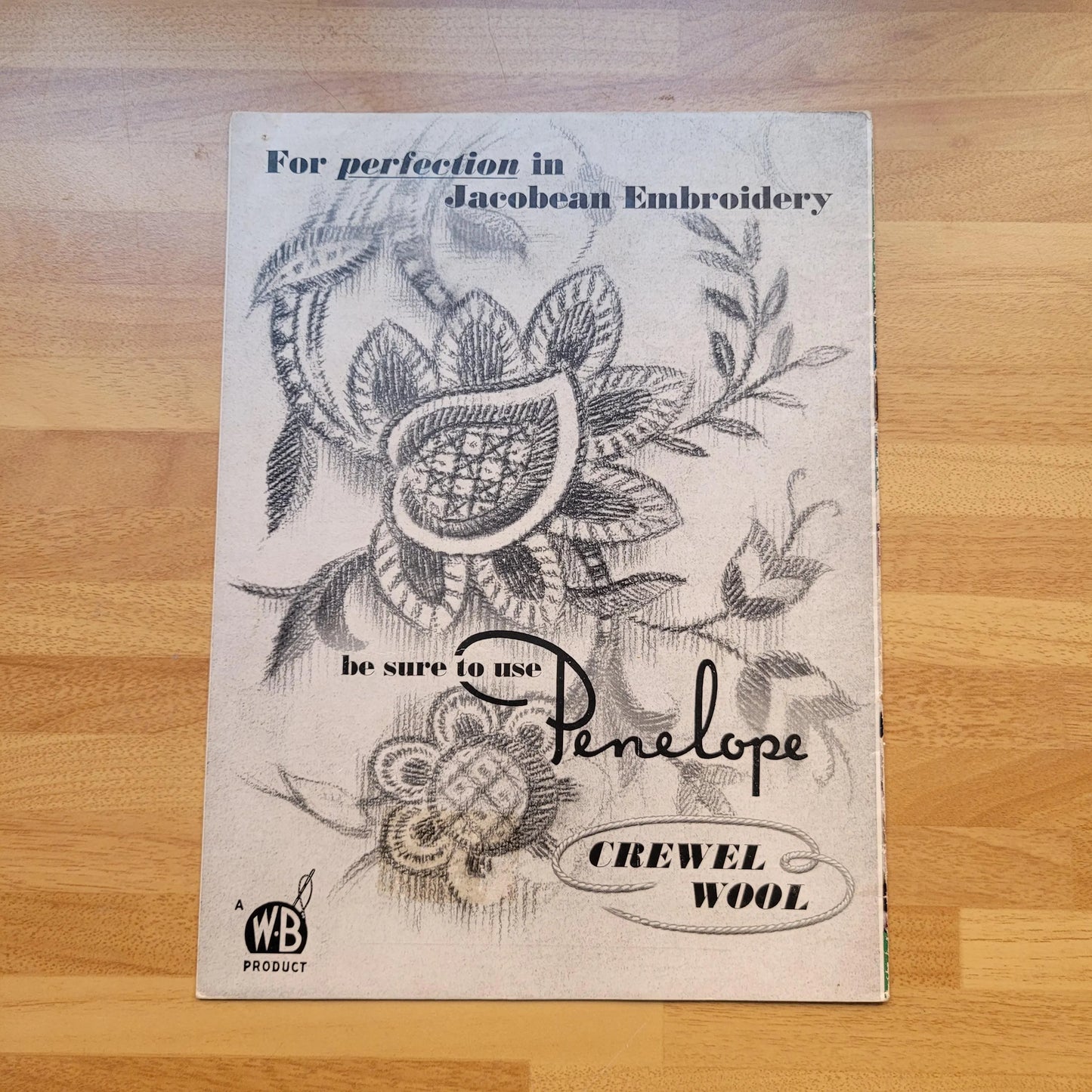 1970s Modern Jacobean by Penelope, a Needlecraft publication