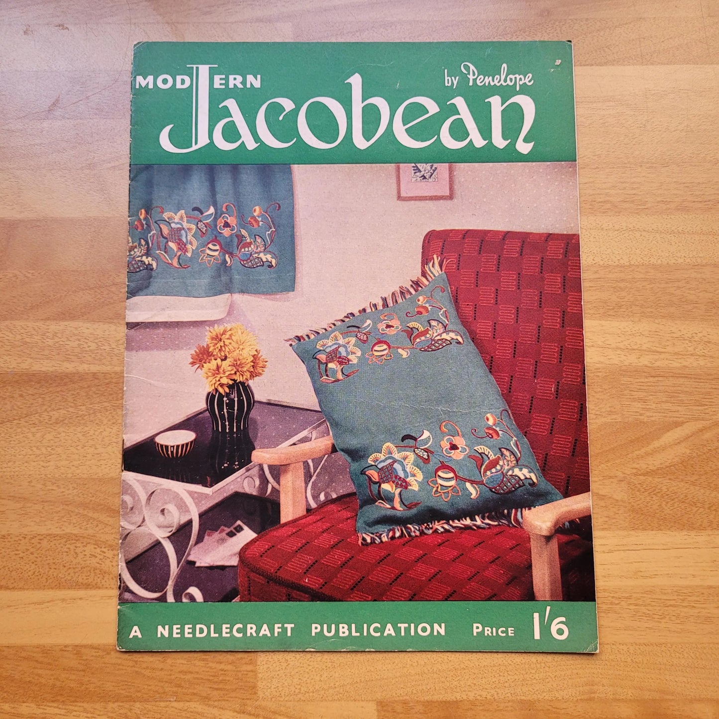 1970s Modern Jacobean by Penelope, a Needlecraft publication