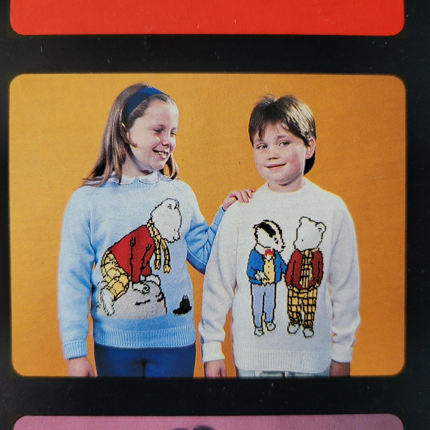 1988 five Intarsia knitting patterns by Gary Kennedy - Rupert