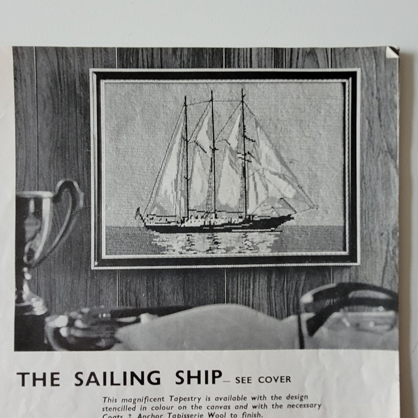 1968 Needlewoman & Needlecraft No.115 embroidery, crochet and knitting pattern magazine (includes oak leaves transfer)