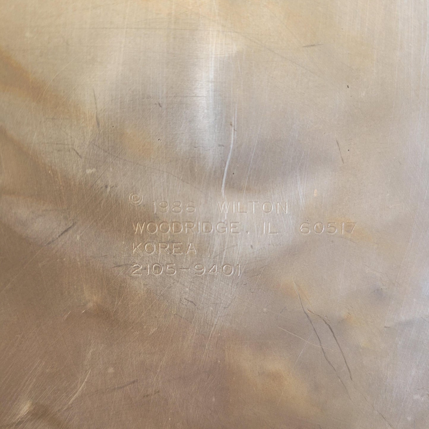 1980s Wilton character aluminum baking tins