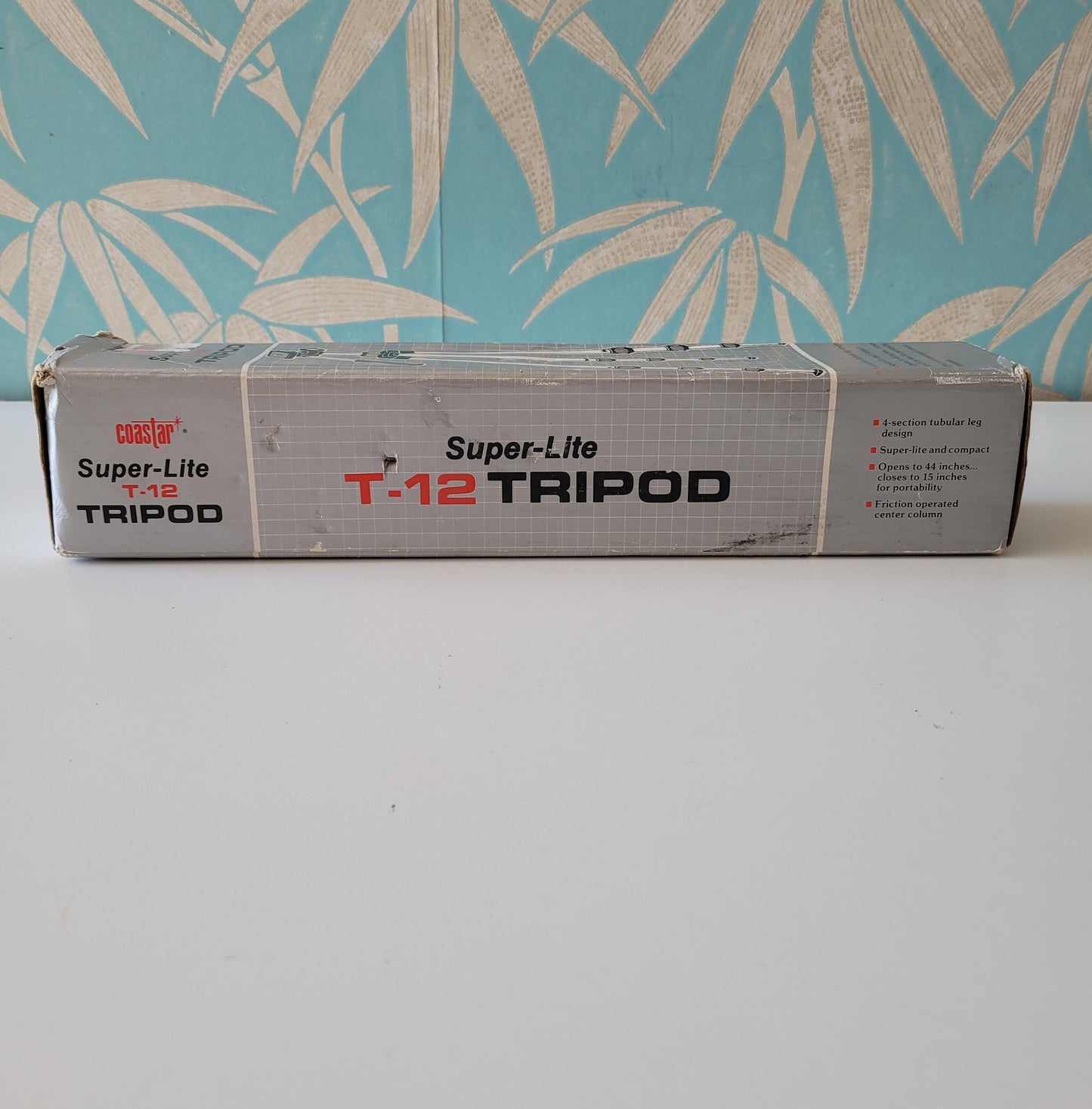 Vintage Coastar Super-lite T-12 camera tripod with box