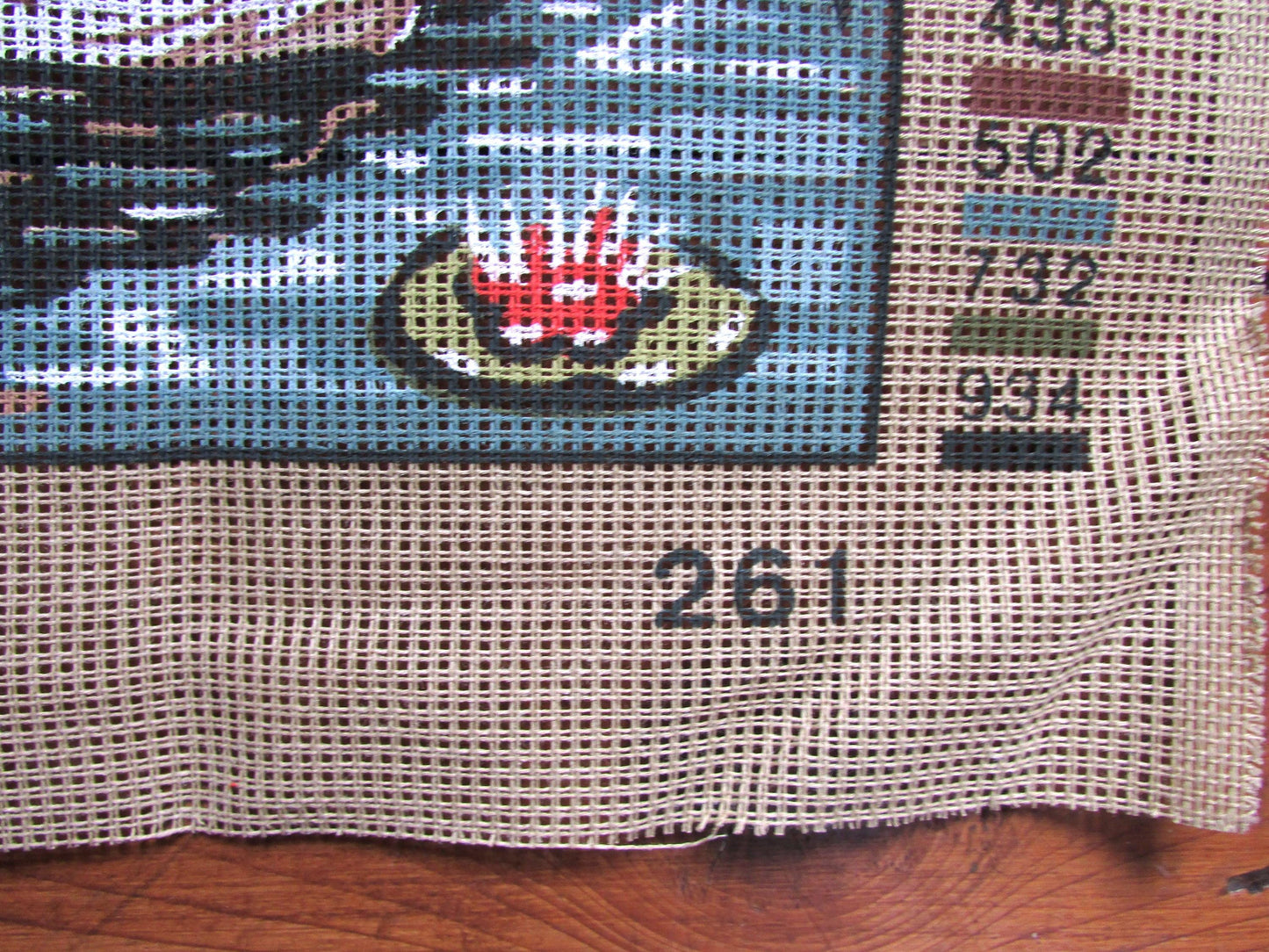 Diamant 261 Swans needlepoint printed tapestry (canvas only)