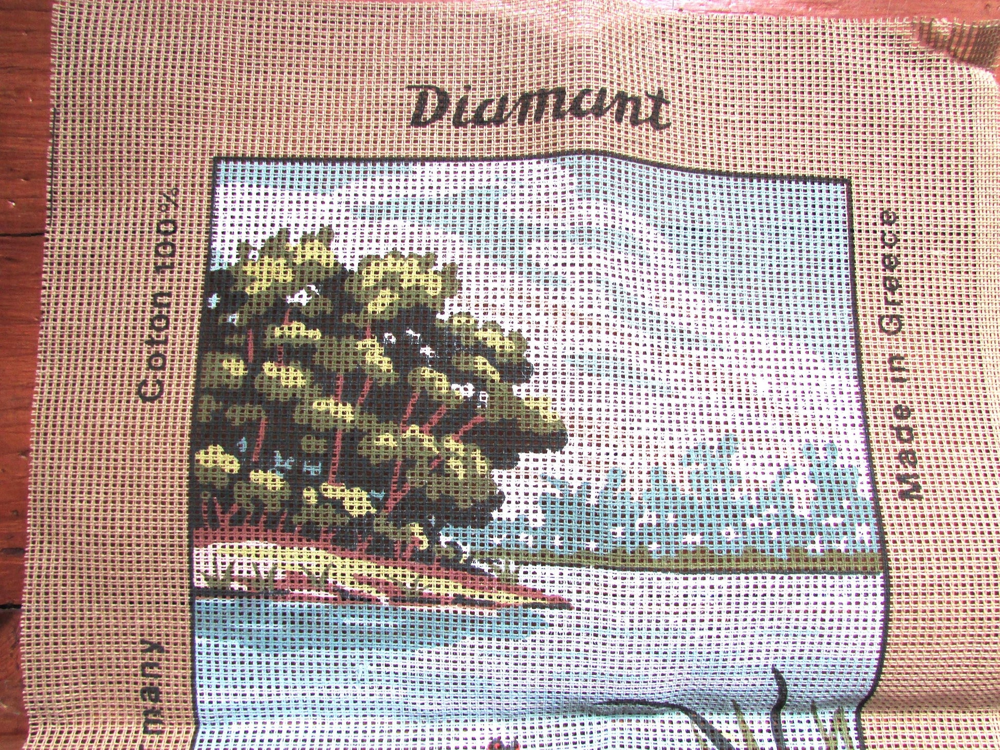 Diamant 261 Swans needlepoint printed tapestry (canvas only)