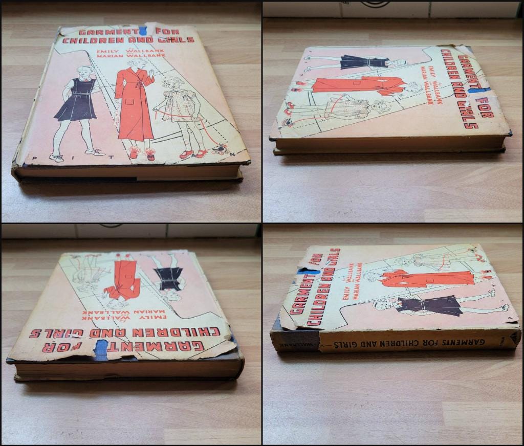 Garments for Children and Girls, by Emily Wallbank, & Marian Wallbank (Hardback, 1950)