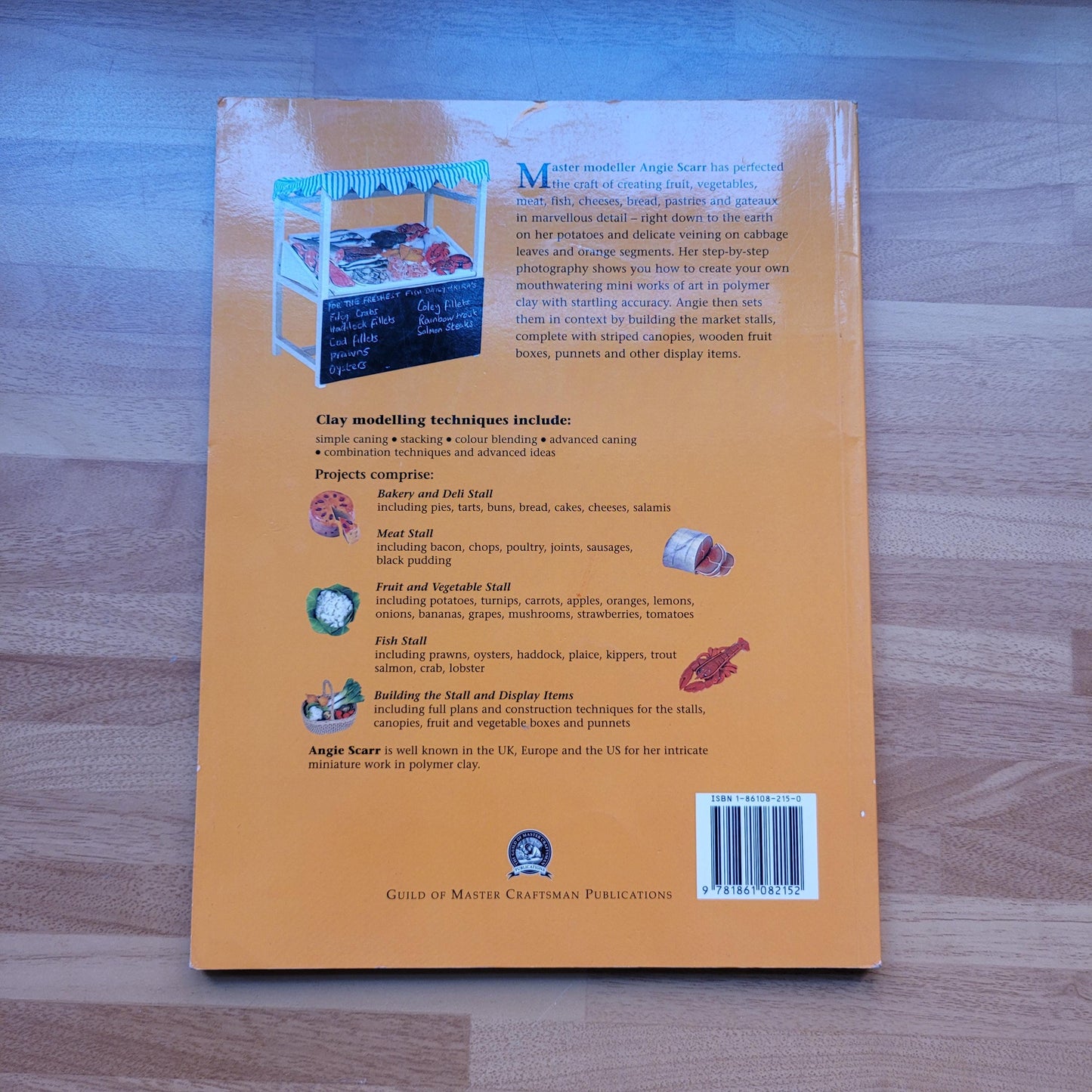 Making Miniature Food & Market Stalls, by Angie Scarr, signed by author (Softback, 2002)