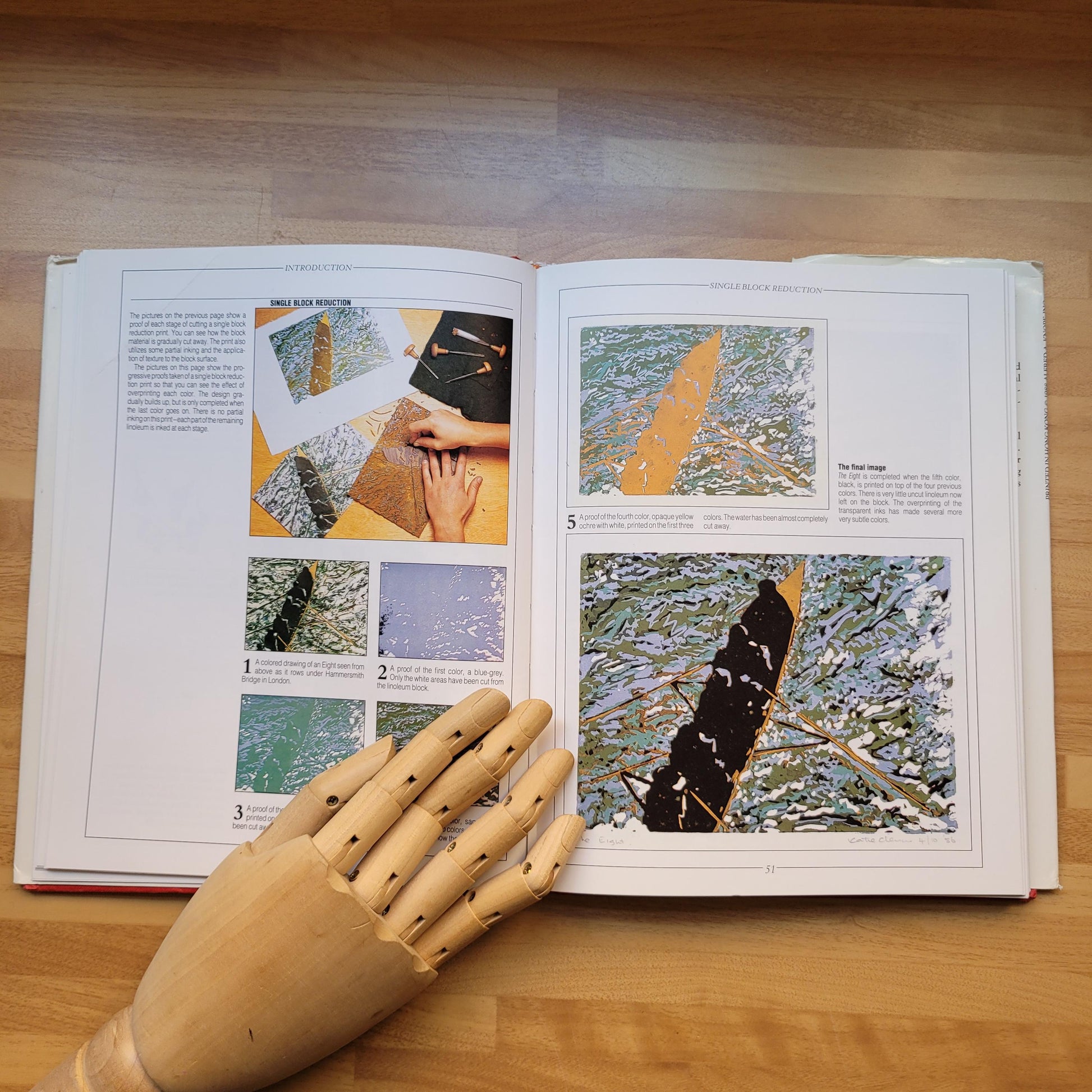 The Complete Manual of Relief Printmaking, by Katie Clemson, & Rosemary Simmons (Hardback, 1988)