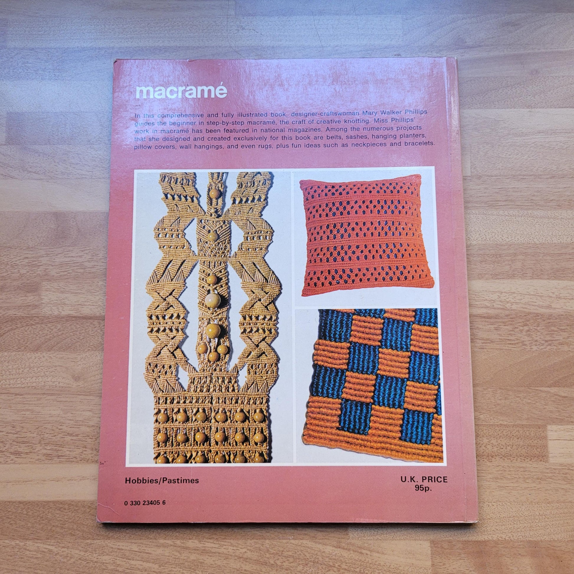 Pan Craft Books: Macrame, by Mary Walker-Phillips (Softback, 1974)
