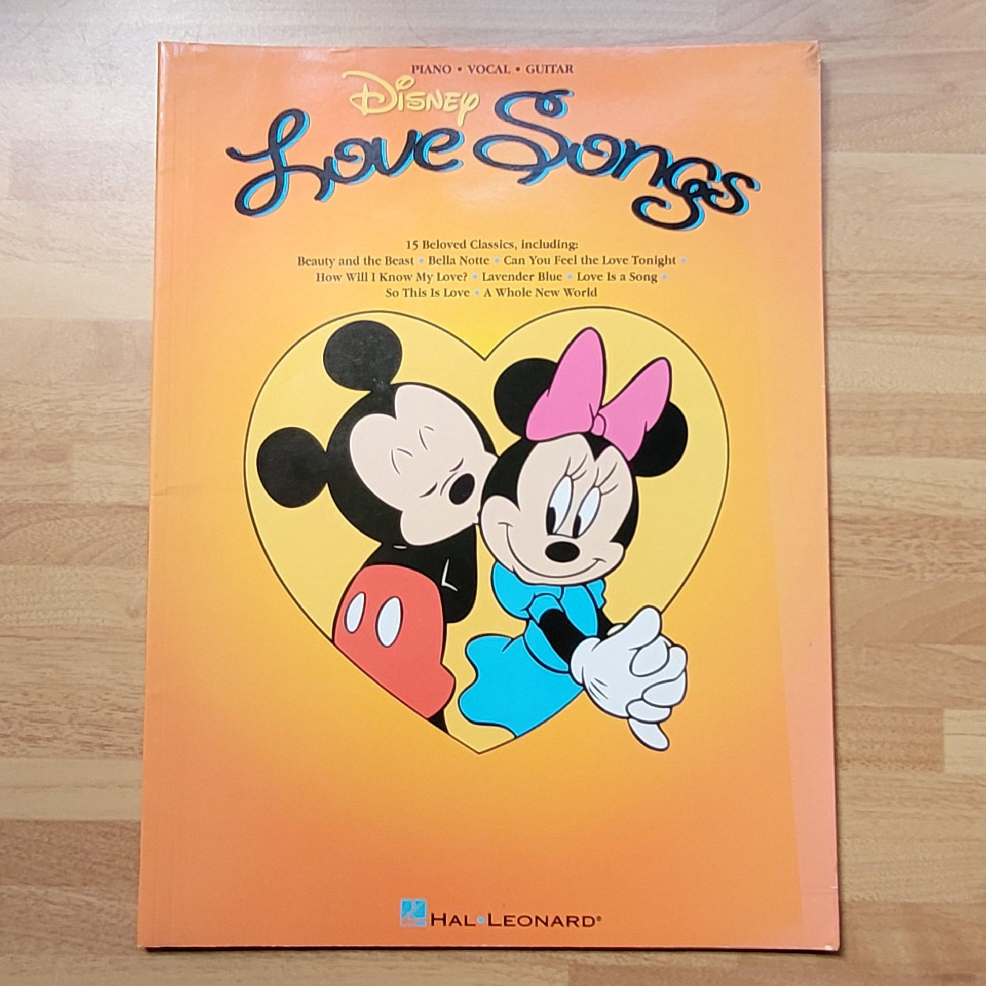Disney Love Songs - Piano, Vocal, Guitar by Hal Leonard (Softback, 1997)
