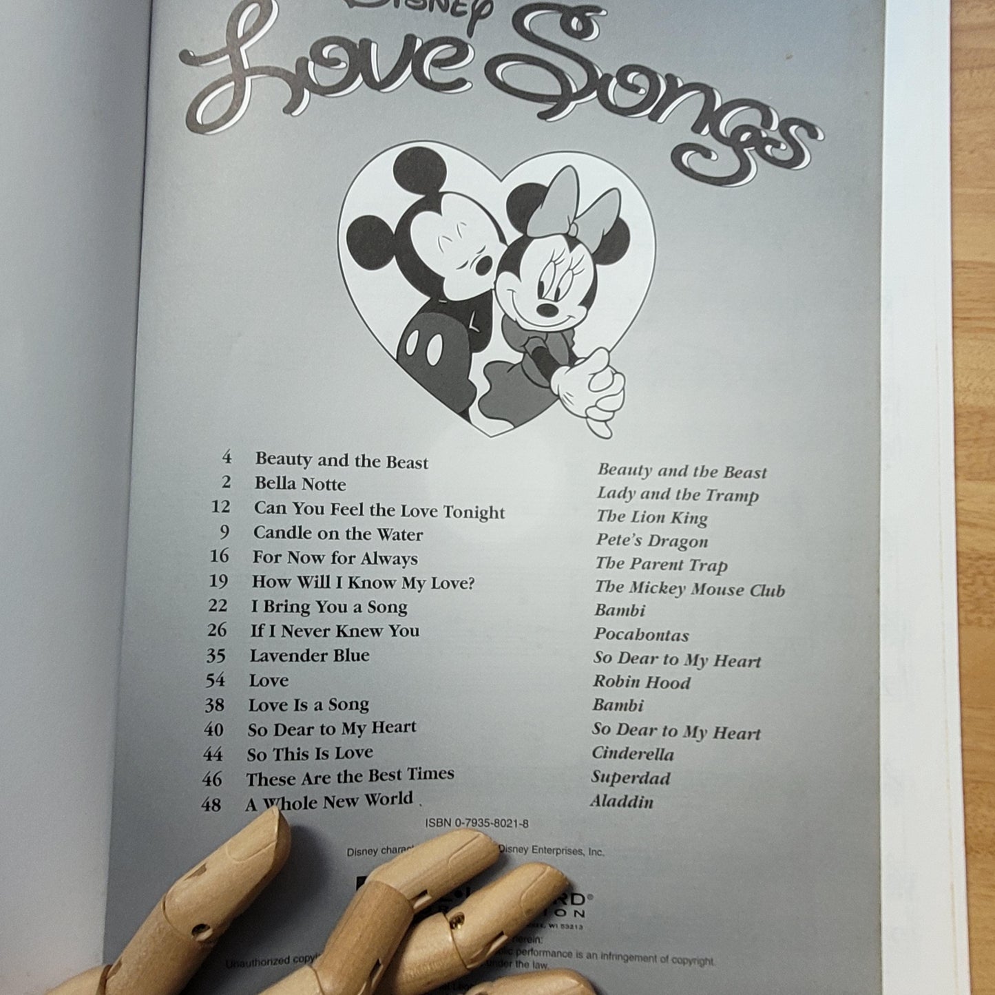 Disney Love Songs - Piano, Vocal, Guitar by Hal Leonard (Softback, 1997)