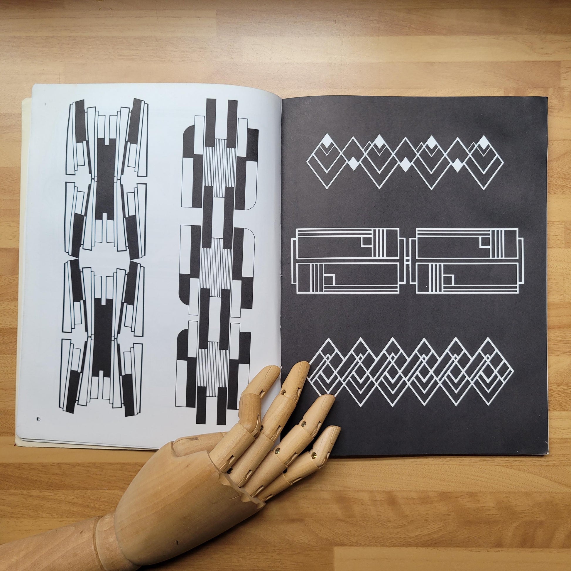 Art Deco Designs & Motifs - over 100 examples rendered by Marcia Loeb (Softback, 1972)