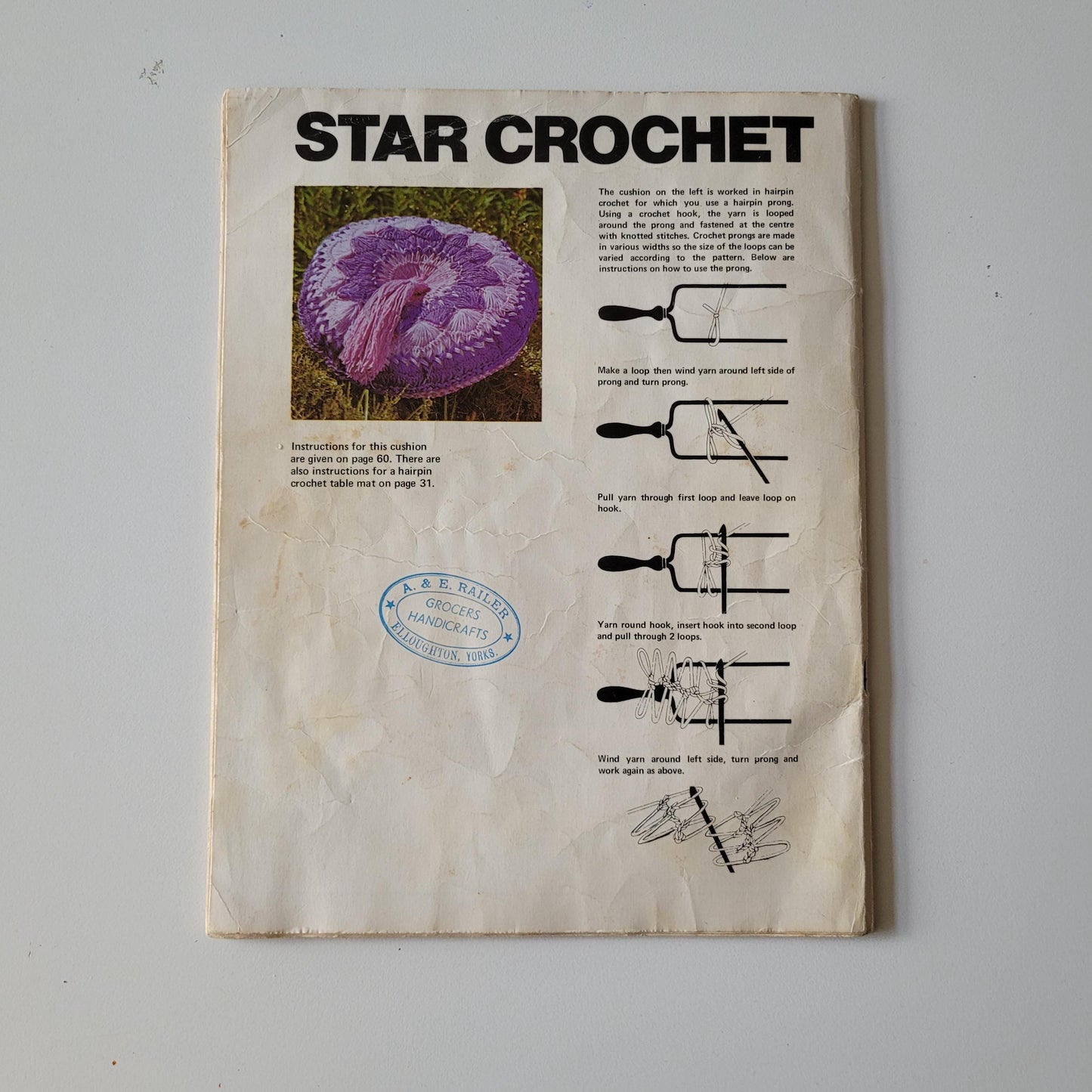 1973 Star Crochet - a knitting & crochet home craft special