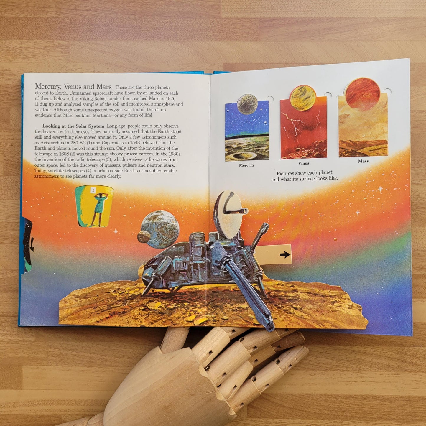 Exploring the Solar System; a pop-up science book, by Pete Seymour (Hardback, 1990)