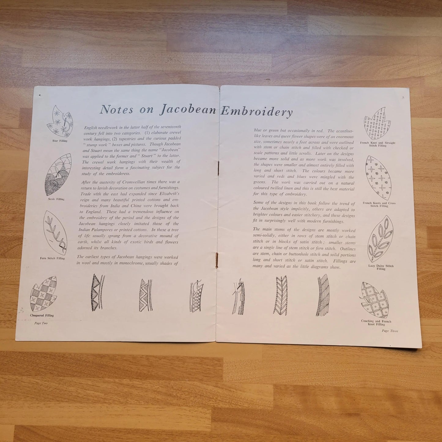 1970s Modern Jacobean by Penelope, a Needlecraft publication