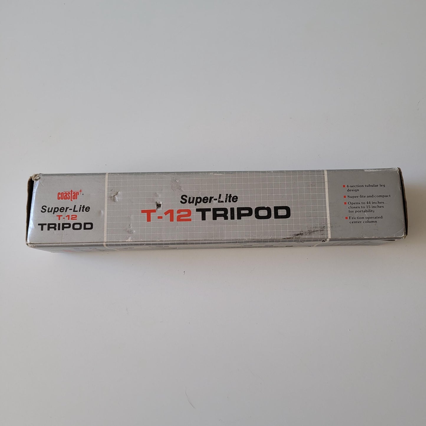Vintage Coastar Super-lite T-12 camera tripod with box