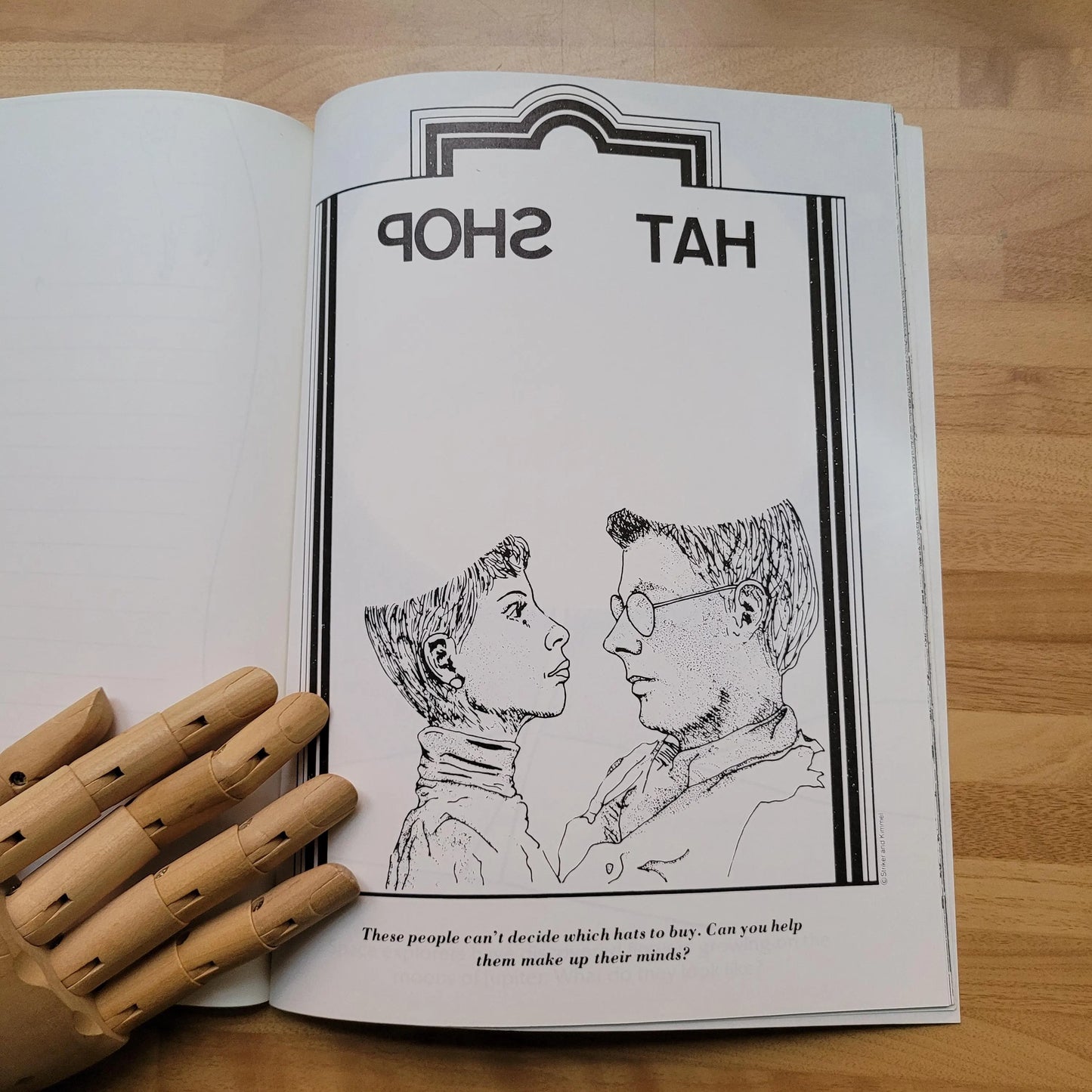 The Anti-Colouring Book, by Susan Striker, & Edward Kimmel (Softback, 1986)
