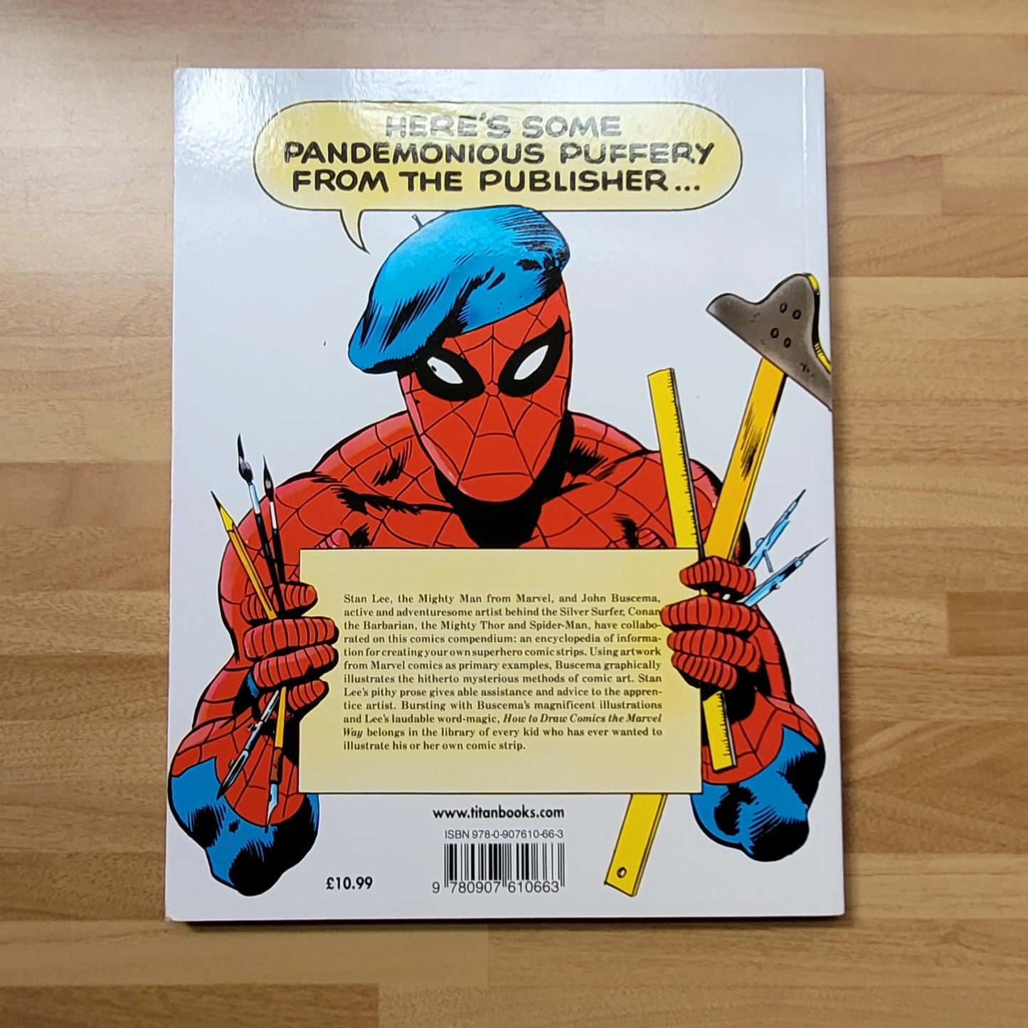 How to Draw Comics The Marvel Way, by Stan Lee, & John Buscema (Softback, 1986)