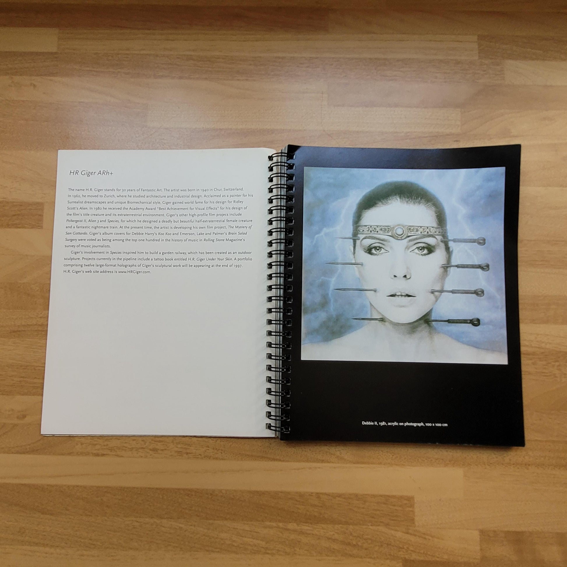 HR Giger ARh+ 1998 Diary (Softback, spiralbound)