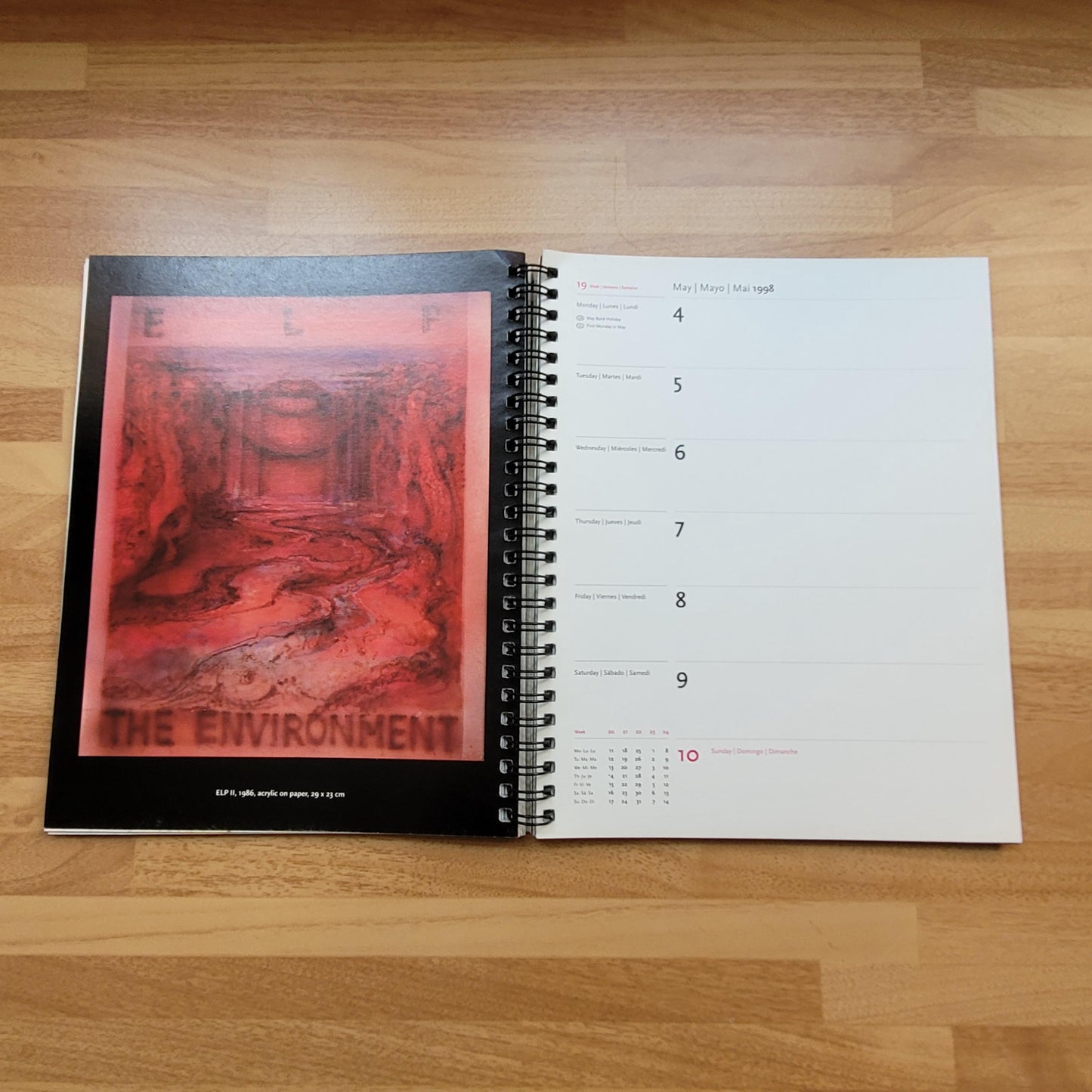 HR Giger ARh+ 1998 Diary (Softback, spiralbound)