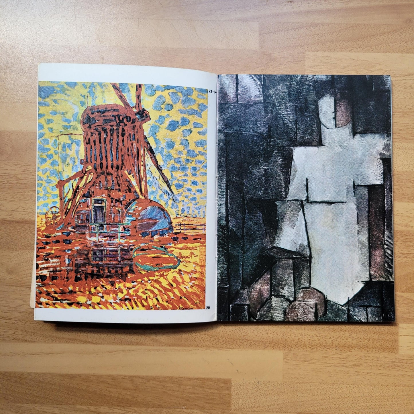 Mondrian: the life & works of the artist illustrated with 80 colour plates, by Alberto Busignani (Softback, 1968)
