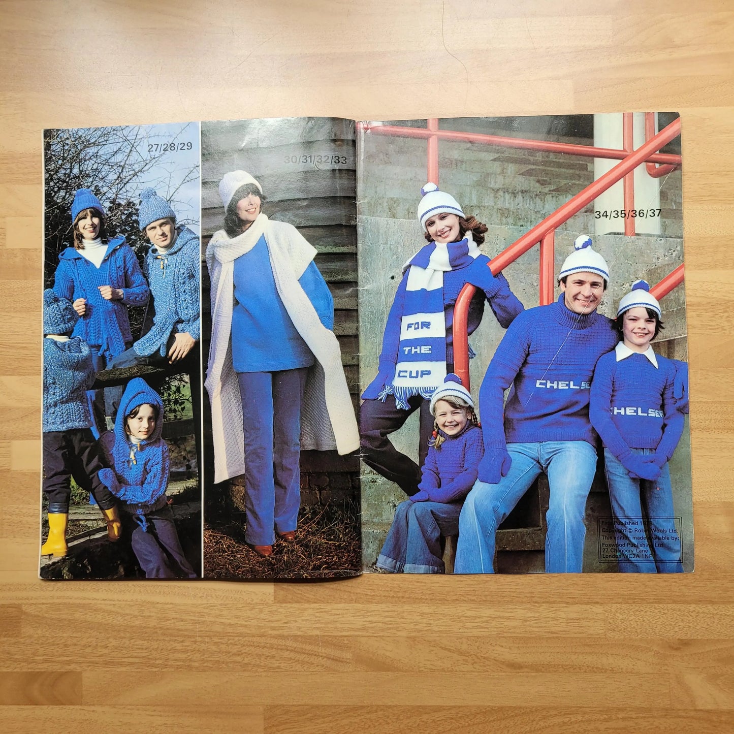 1978 Robin Family Hand Knits knitting booklet; 38 exclusive designs