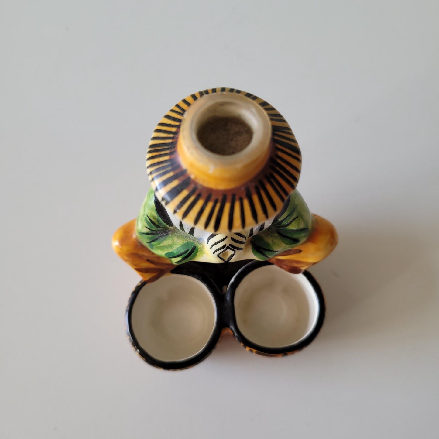 1970s Drioli miniature liquor bottle/decanter: Chinese trader