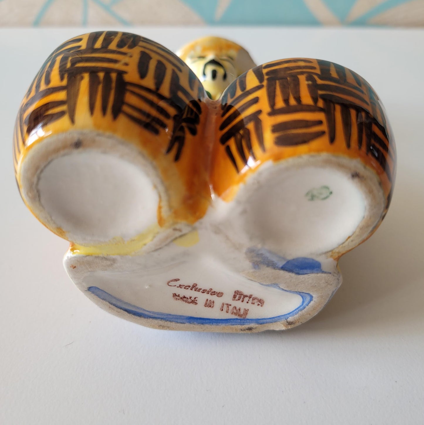 1970s Drioli miniature liquor bottle/decanter: Chinese trader