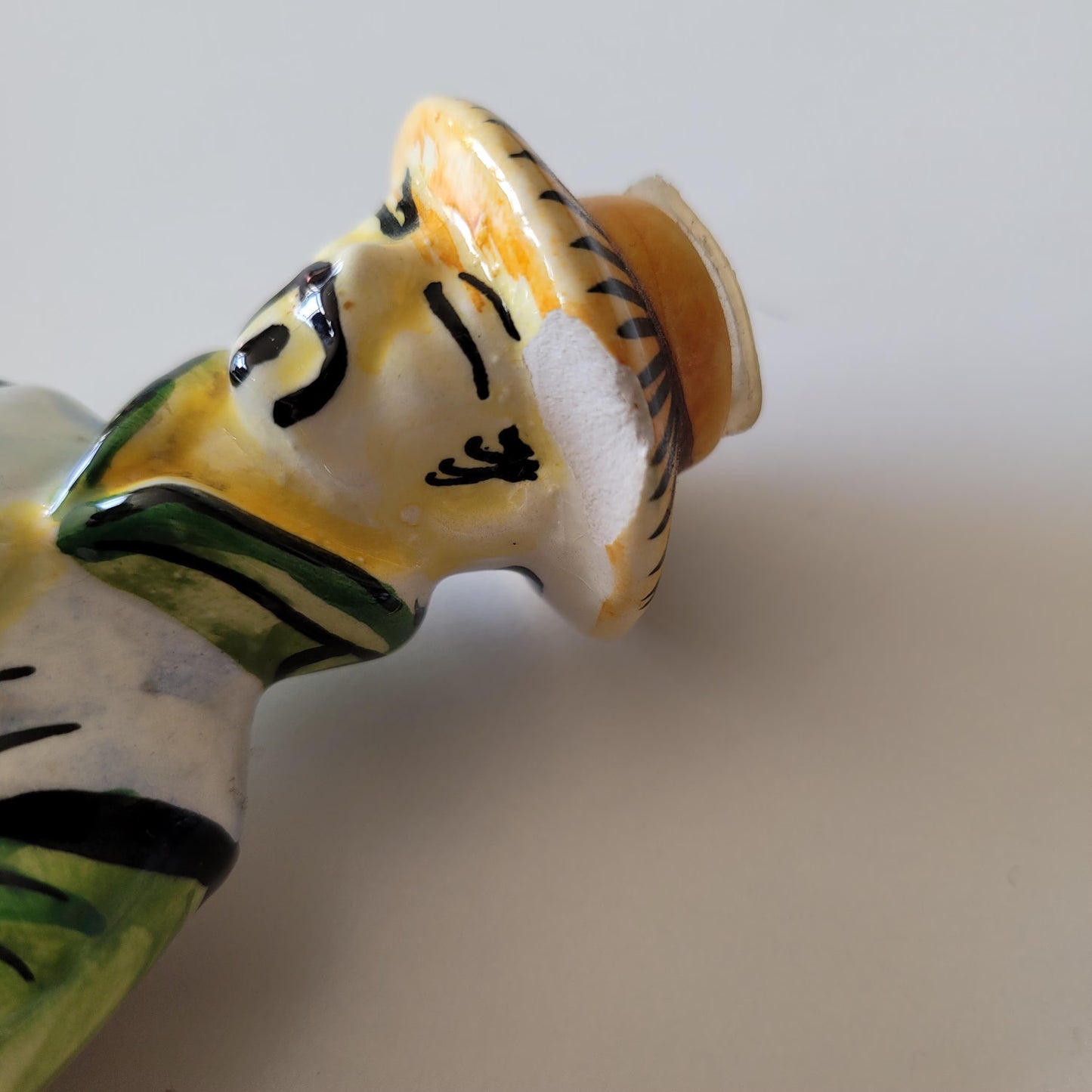 1970s Drioli miniature liquor bottle/decanter: Chinese trader