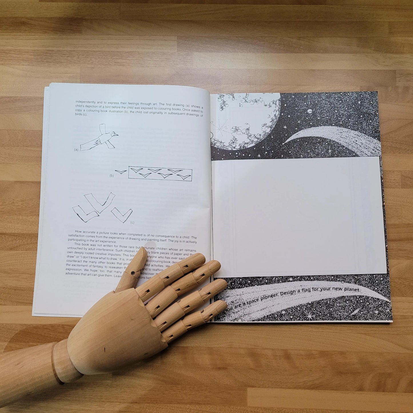 The Anti-Colouring Book, by Susan Striker, & Edward Kimmel (Softback, 1986)