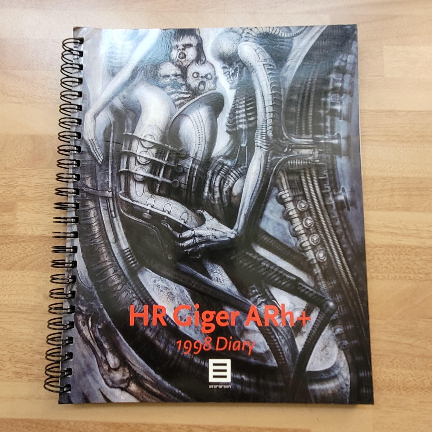 HR Giger ARh+ 1998 Diary (Softback, spiralbound)