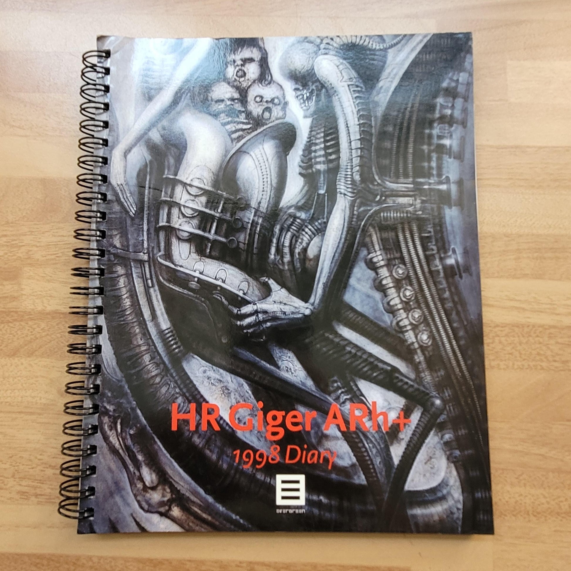 HR Giger ARh+ 1998 Diary (Softback, spiralbound)