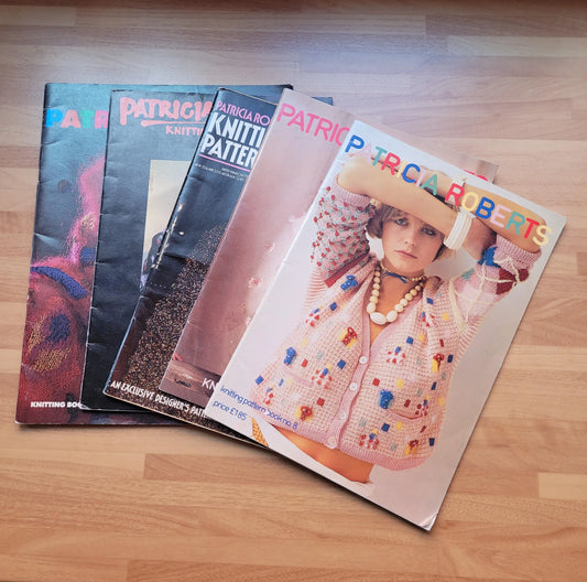 Assorted 1970s/80s Patricia Roberts knitting books (Softback)