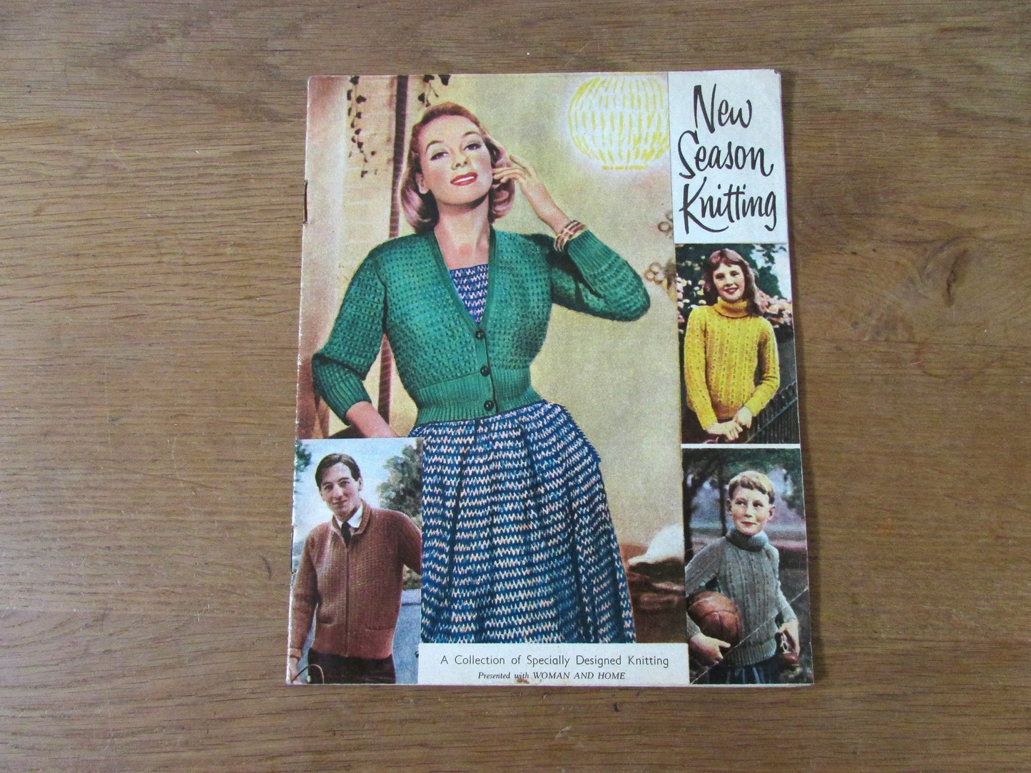 1950s Woman & Home New Season Knitting pattern booklet