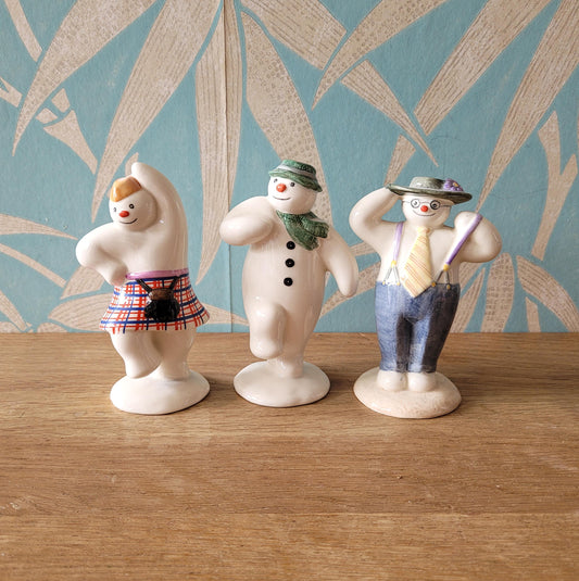 1985 Royal Doulton The Snowman ceramic figurines