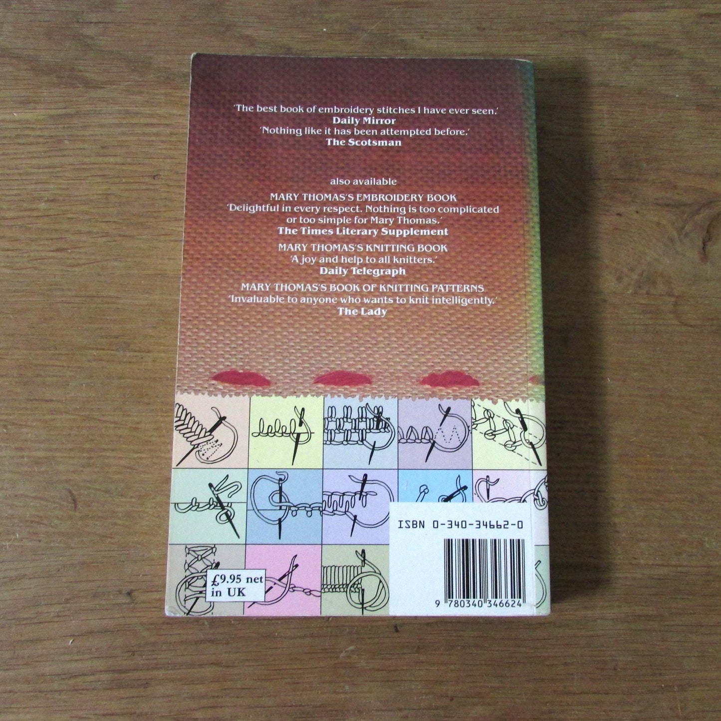 Mary Thomas's Dictionary of Embroidery Stitches (Softback, 1988)