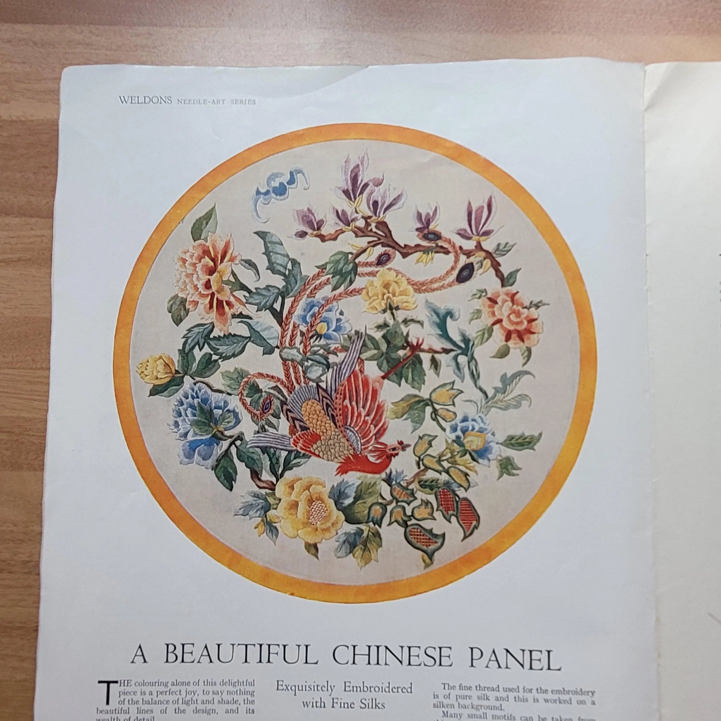 1940s Weldon's needle-art series No.5: Period Needlework (includes supplement chart)