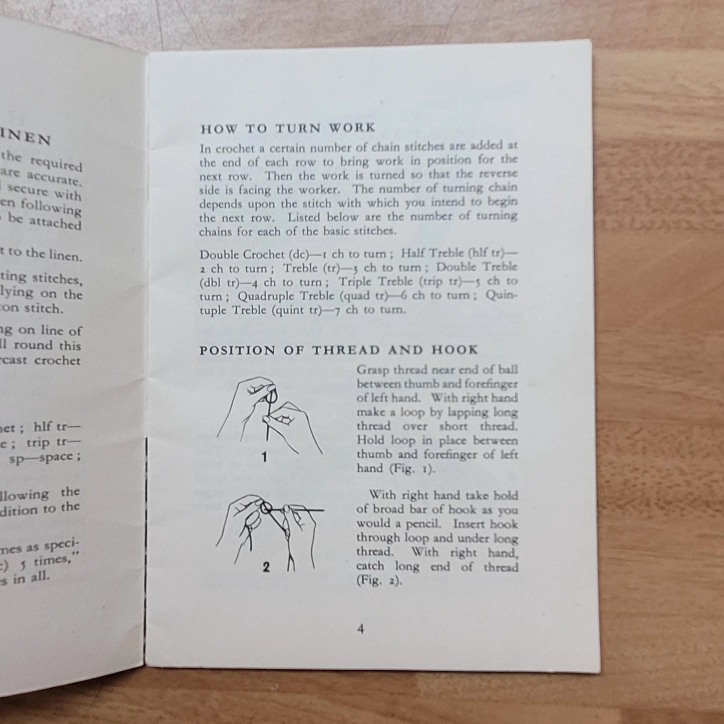 Vintage Coats Crochet Stitches mini booklet