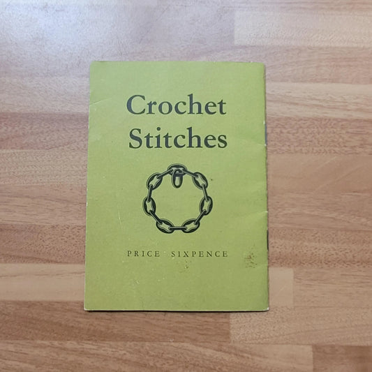 Vintage Coats Crochet Stitches mini booklet