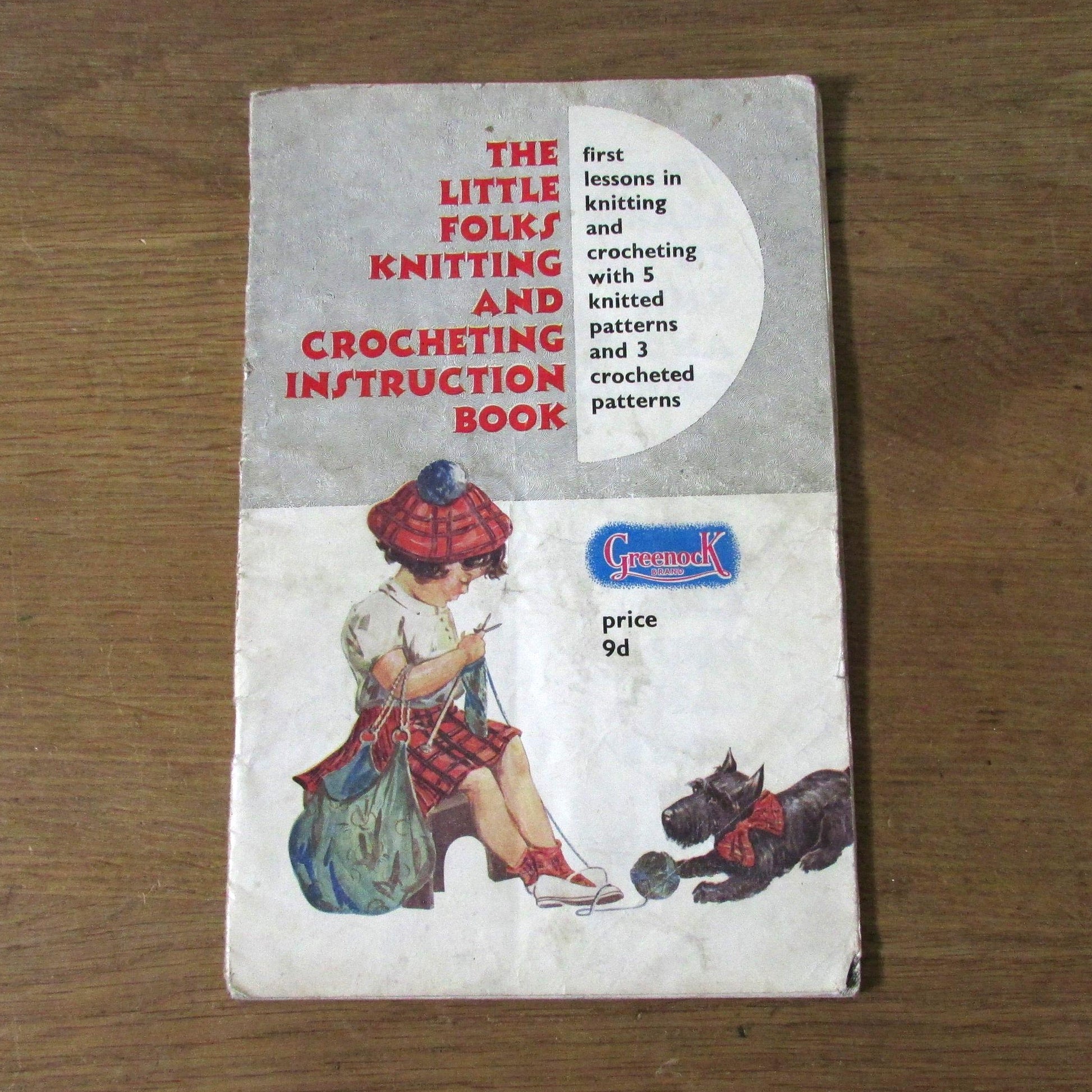 1940s Greenock The Little Folks Knitting & Crocheting Instruction Book