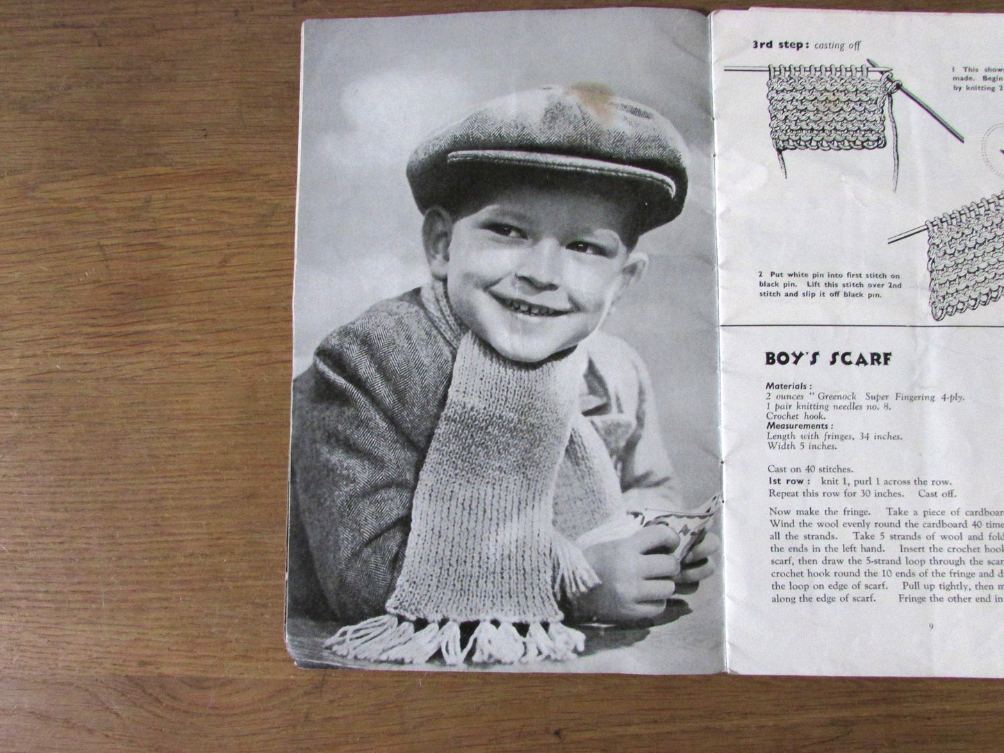 1940s Greenock The Little Folks Knitting & Crocheting Instruction Book
