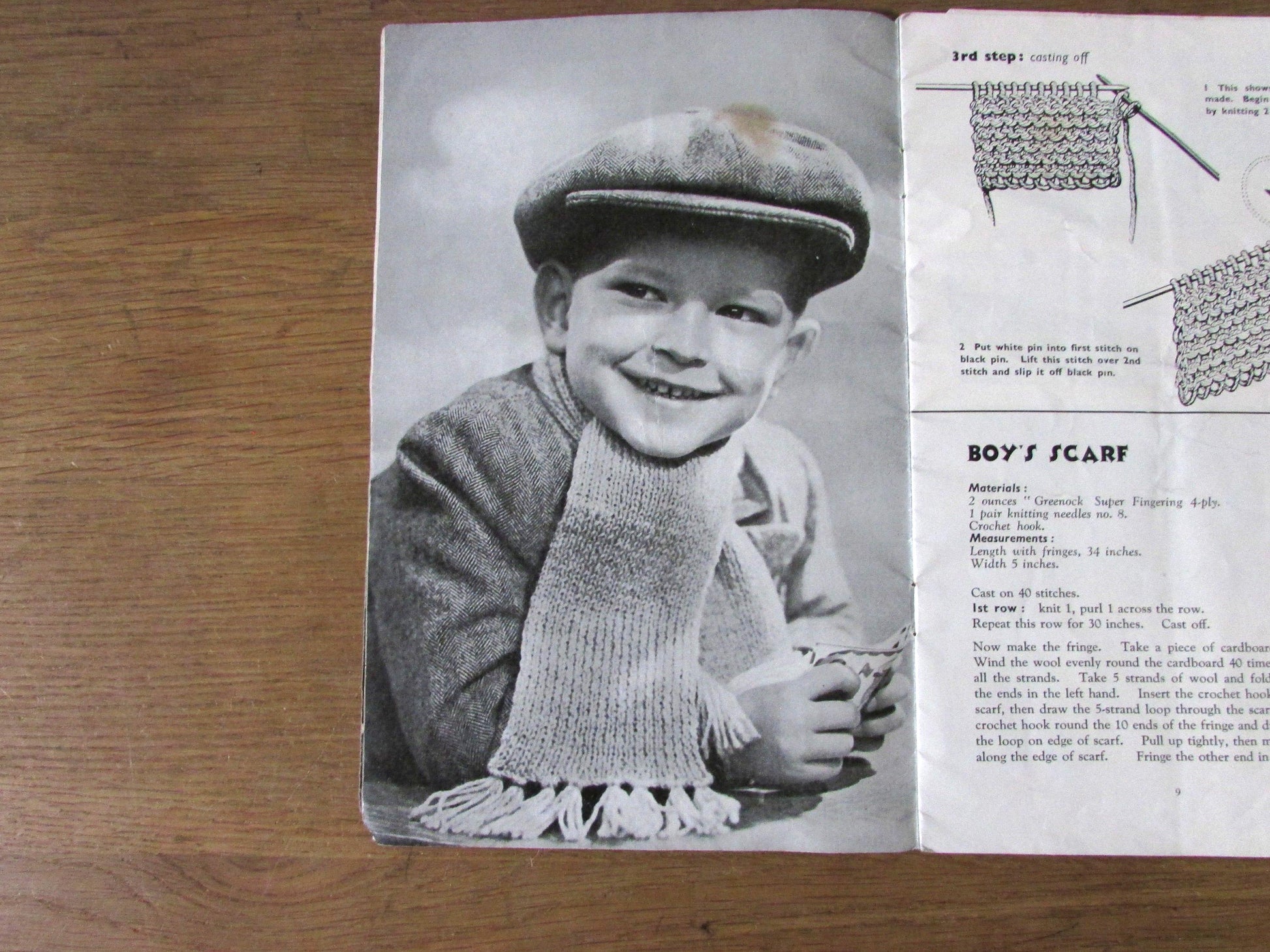 1940s Greenock The Little Folks Knitting & Crocheting Instruction Book