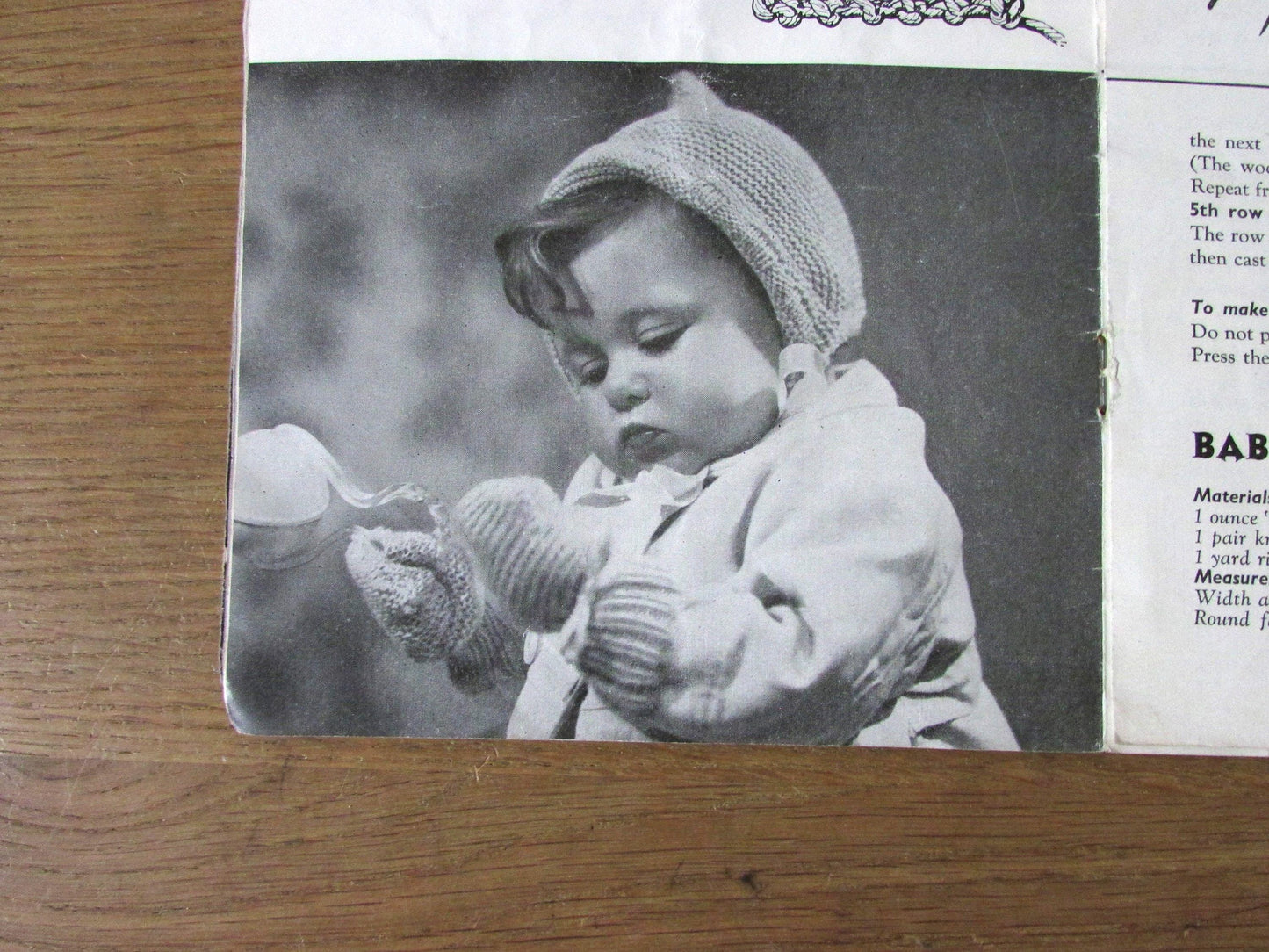 1940s Greenock The Little Folks Knitting & Crocheting Instruction Book