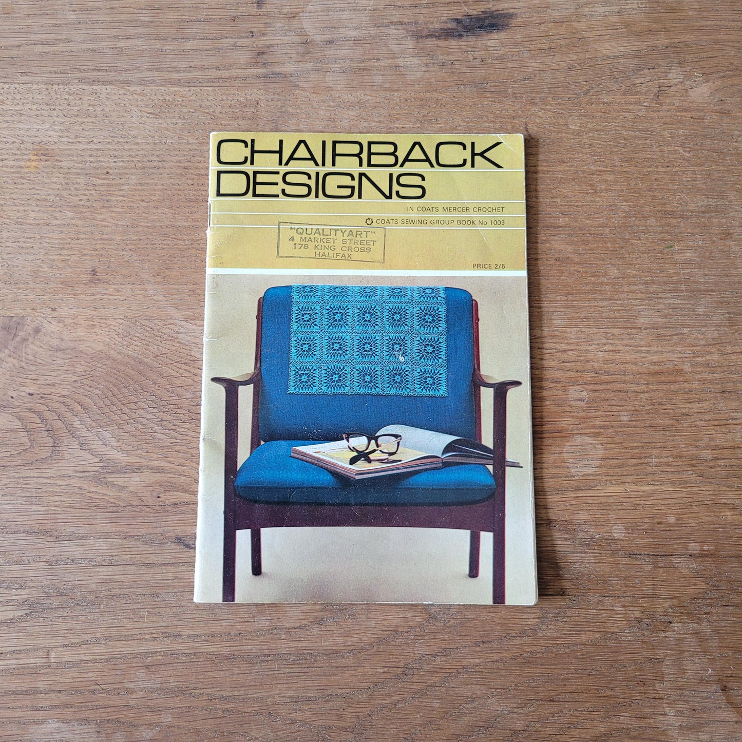 1965 Coats Sewing Group book 1009 - Chairback Designs with crochet