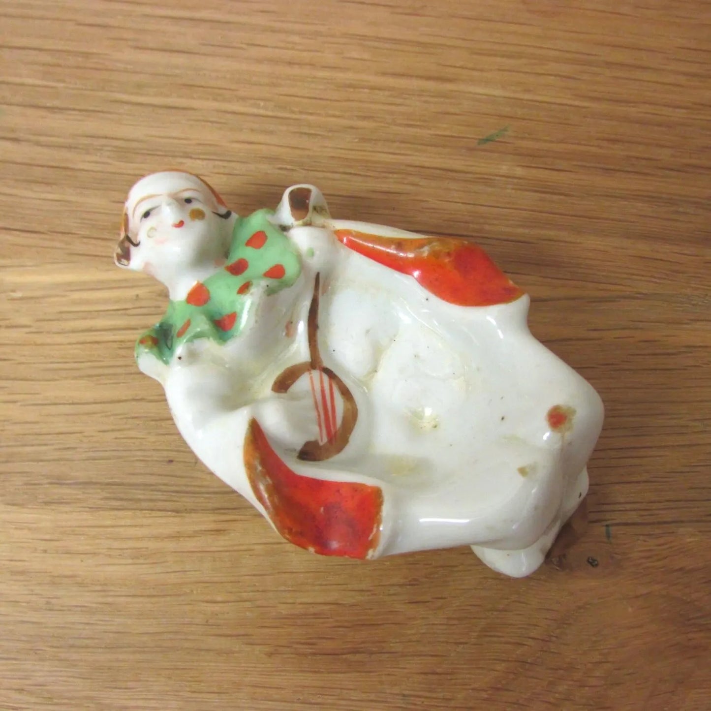 Rare vintage lustreware Pierrot pin/ashtray