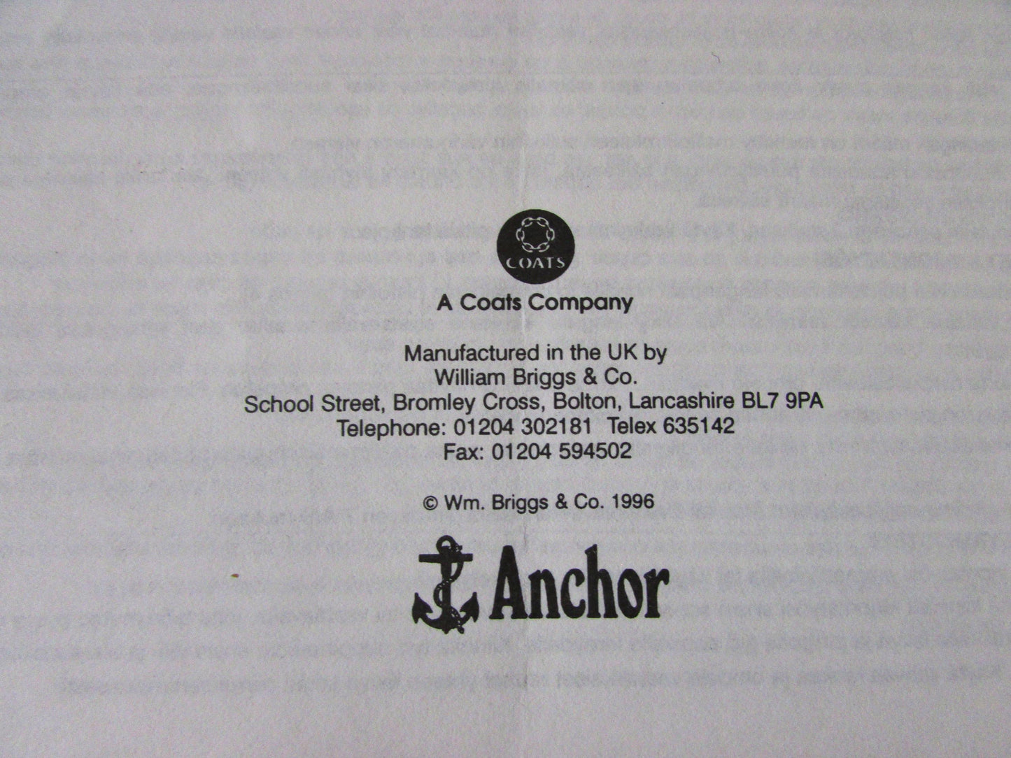 1996 Anchor Lilliput Lane Counted Cross Stitch kits