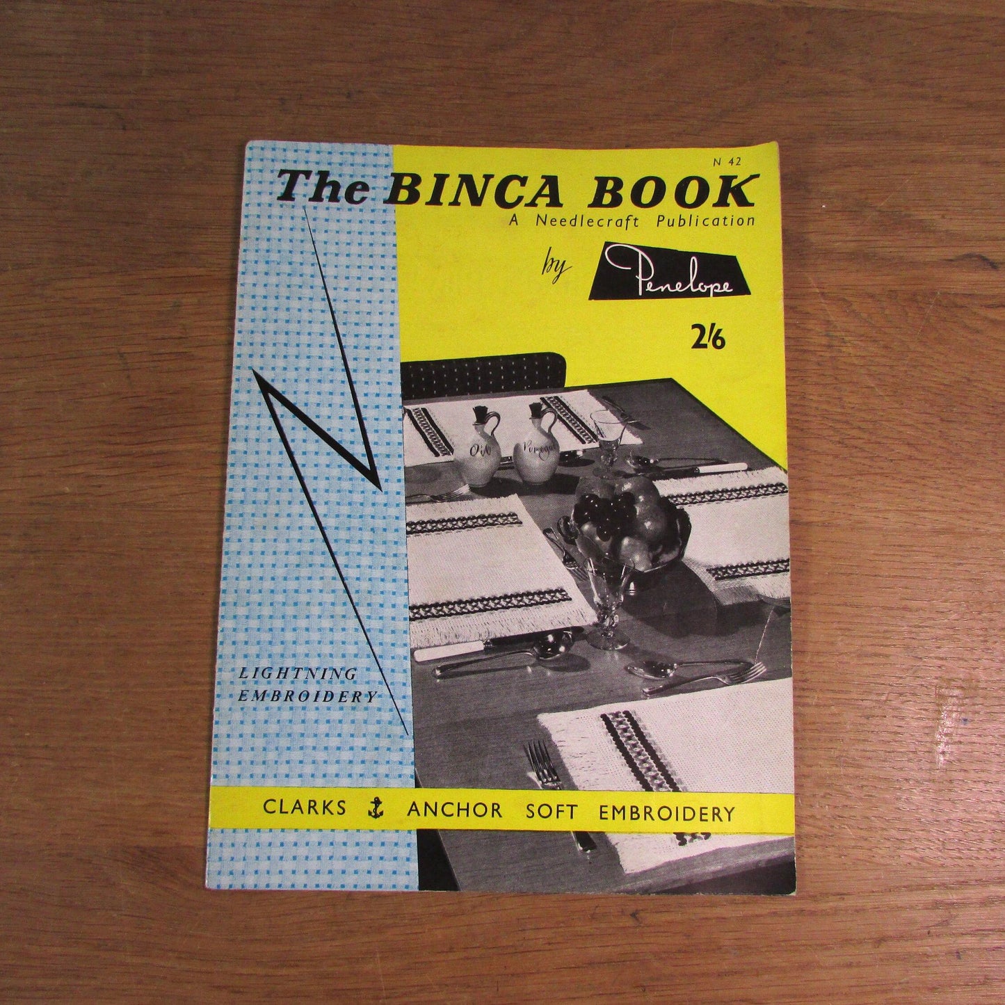 circa. 1950s The Binca Book No.42, a needlecraft publication by Penelope
