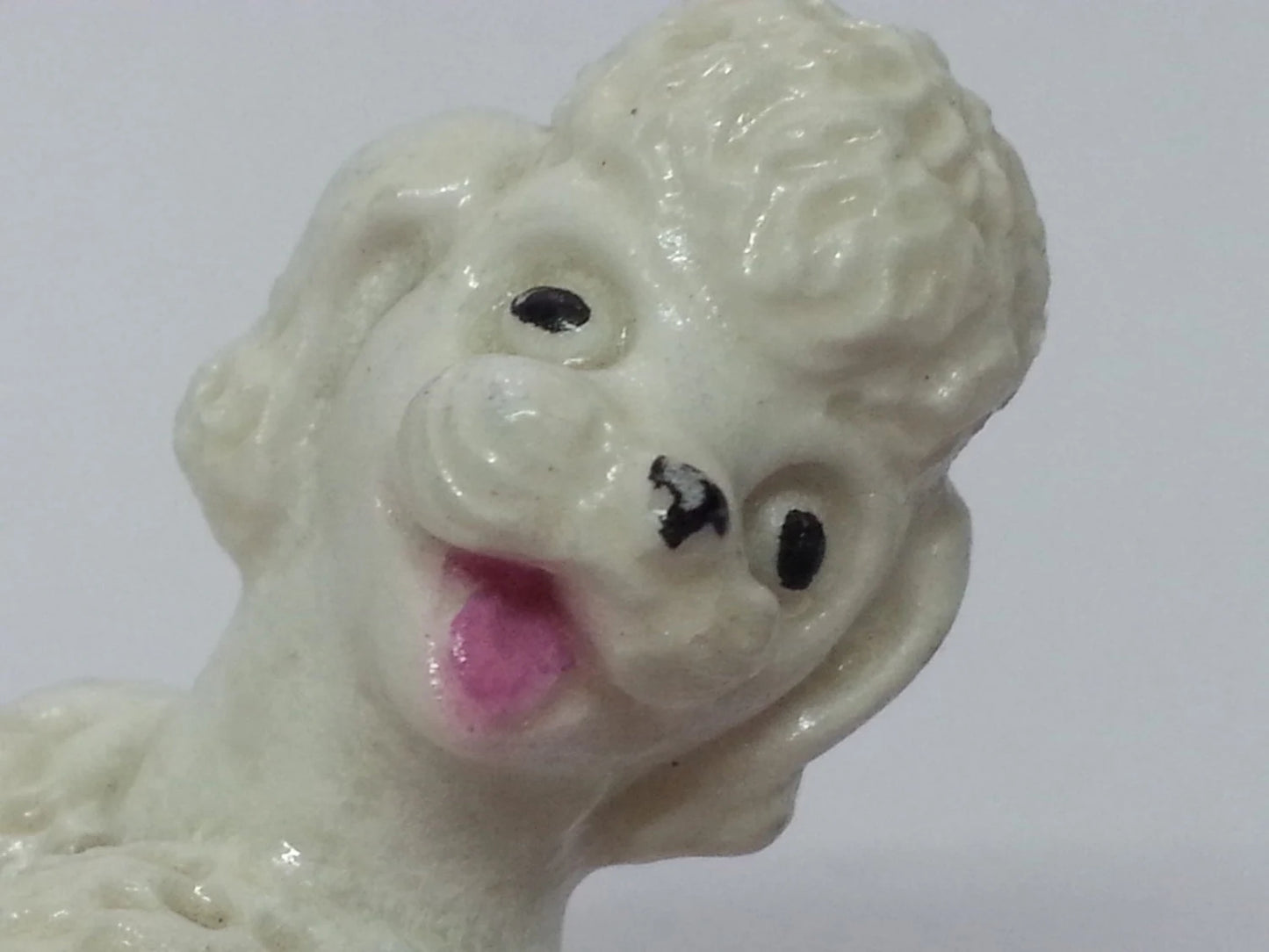 Vintage 'sit up & beg' poodle ornament