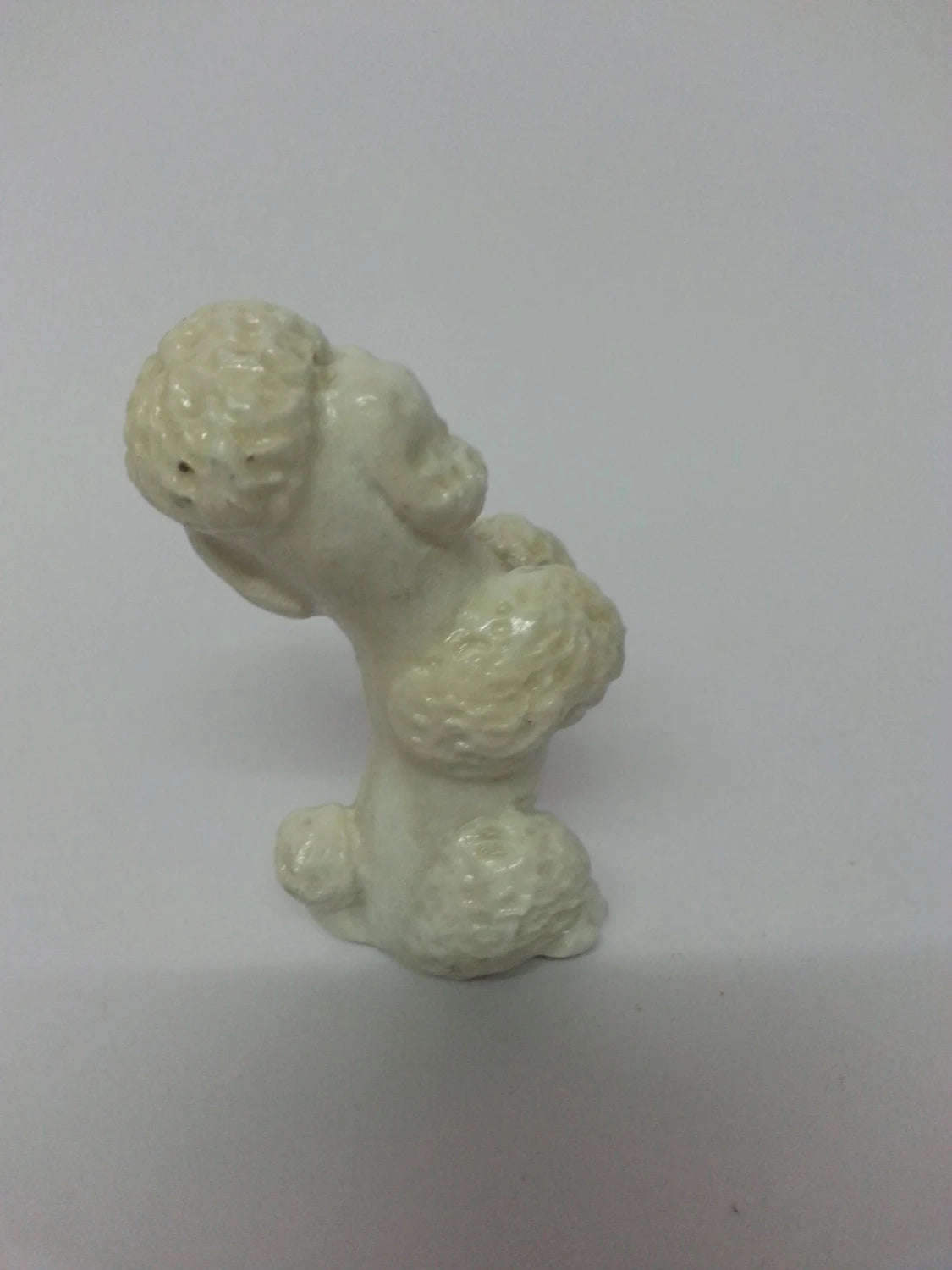 Vintage 'sit up & beg' poodle ornament
