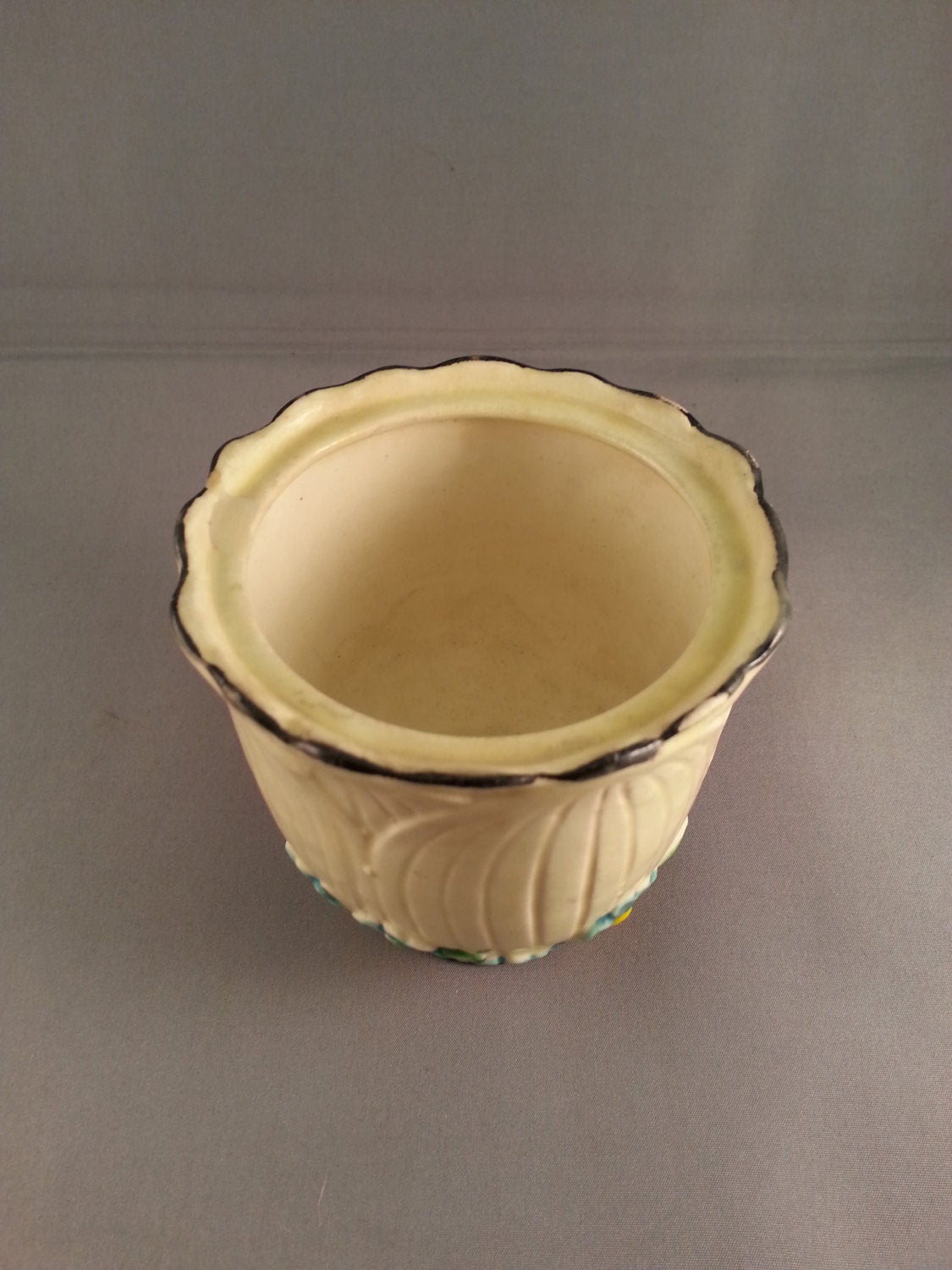 Vintage Maruhon Ware, Japan, ceramic jar/planter