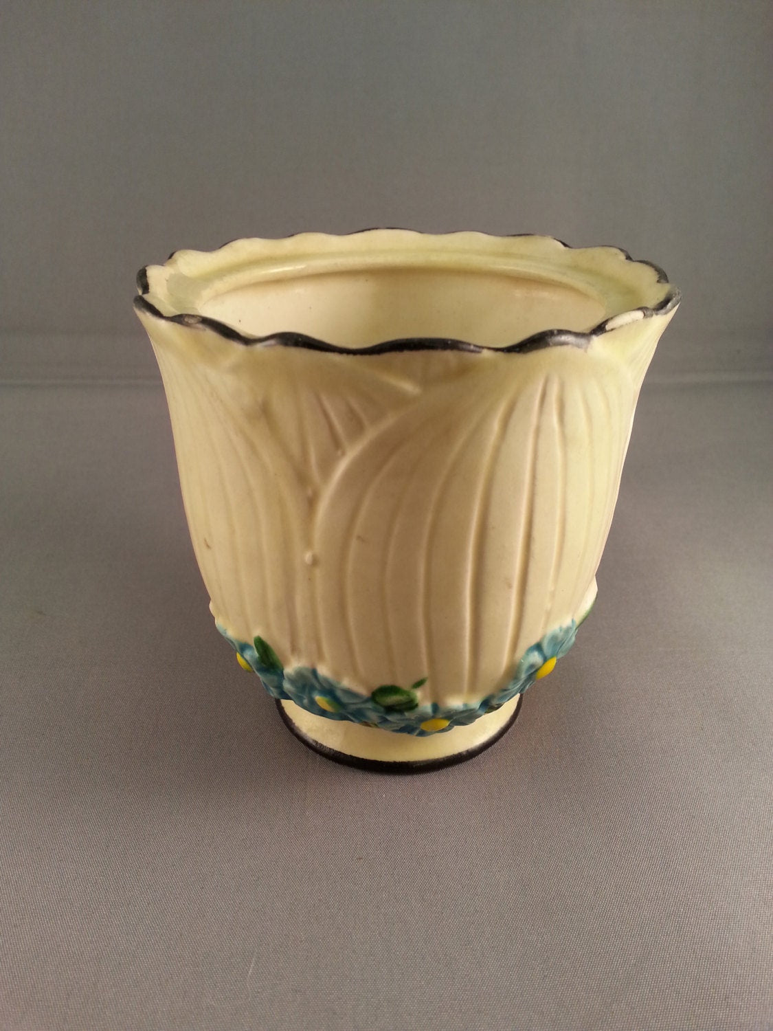 Vintage Maruhon Ware, Japan, ceramic jar/planter